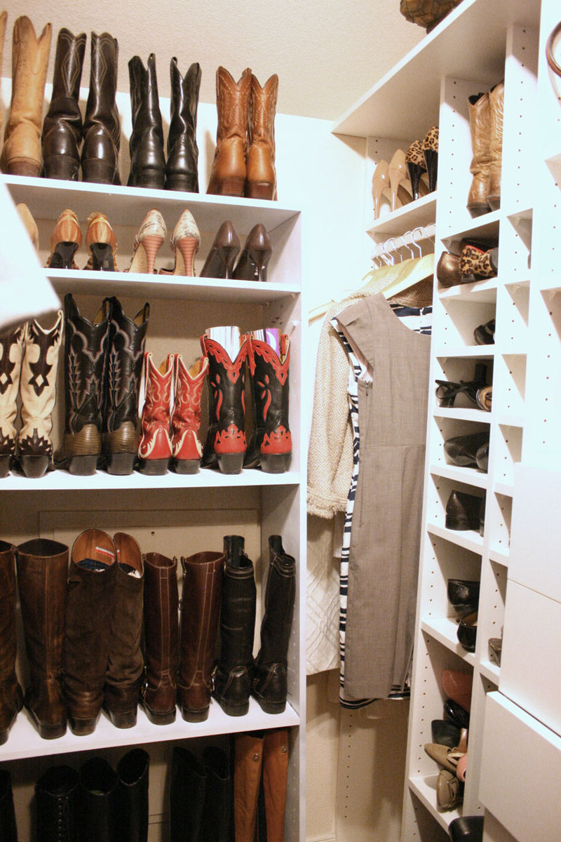 storing boots for the summer