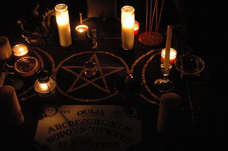 Elements of a ouija board