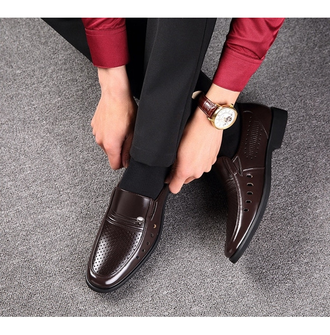 mens pointed slip on shoes