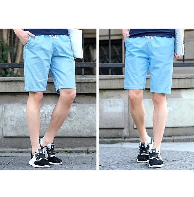 Knee Length Pockets Drawstring Shorts RebelsMarket