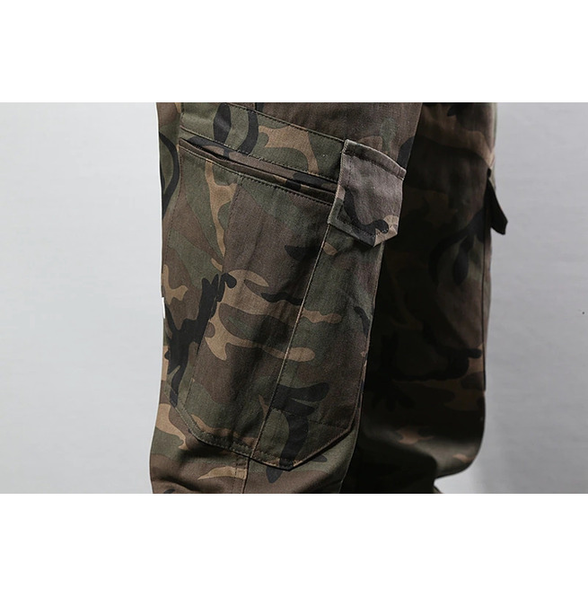 Multi Pocketed Ankle Band Pants RebelsMarket