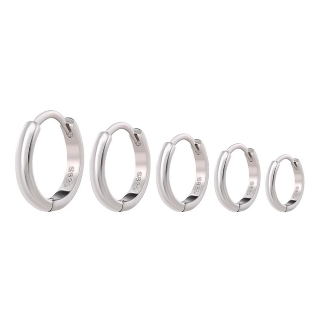 clasp hoop earrings