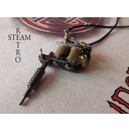 Mini_tattoo_machine_gun_pendant_black_necklaces_6