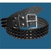 3 row black pyramid belt belts and buckles
