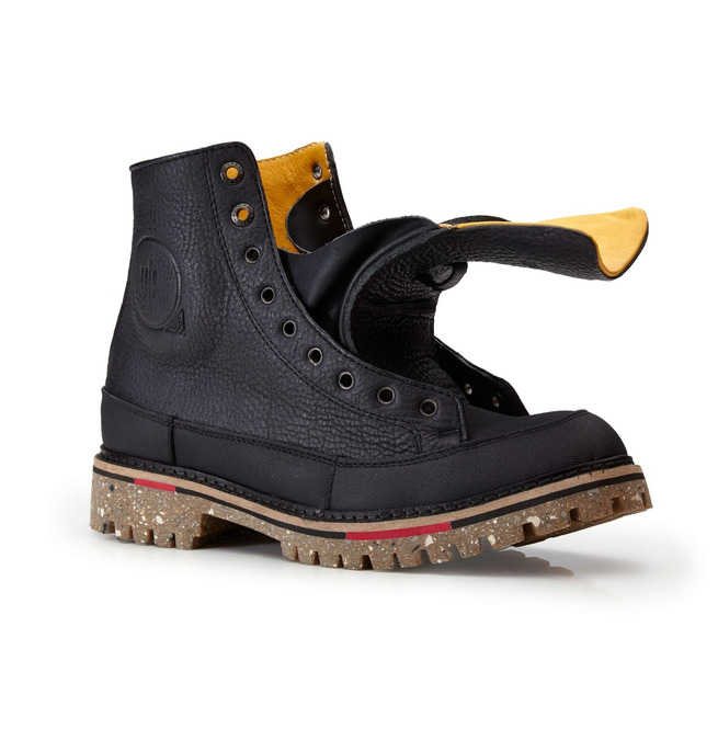 Black Motorcycle Boots | Umberto Luce 