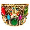 Beautiful Gold Plated Net Design Crystal & Gem Bracelet Beautiful Gold Plated Net Design Crystal & Gem Bracelet
