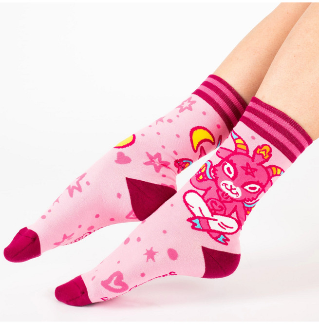 Cute Baphomet Goat Socks FootClothes RebelsMarket