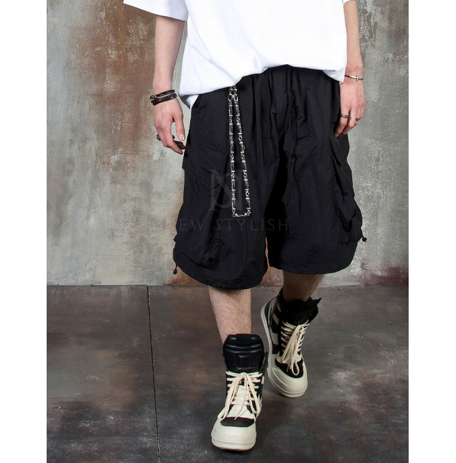 2 Colors) Wide Baggy Cargo Shorts - 185 