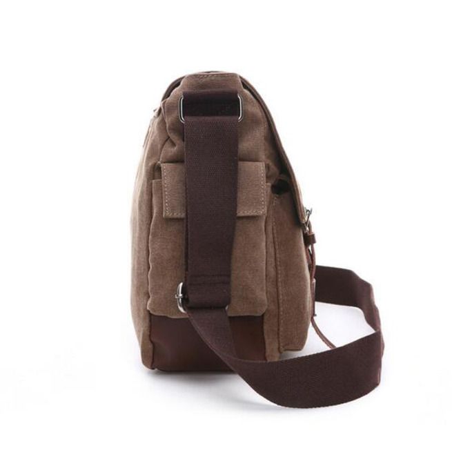 Canvas Crossbody Messenger Bag Water Resistant Waxed RebelsMarket