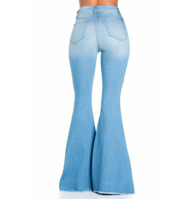 Vintage Logan Bell Bottom Jeans & Styling in Light RebelsMarket