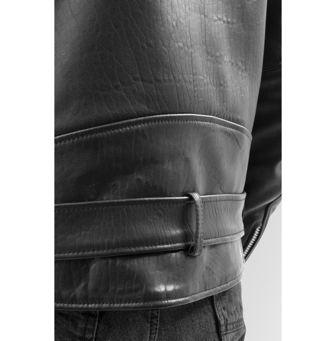 Gothic Men's Fashion Lambskin Leather Jacket Whet Blu RebelsMarket