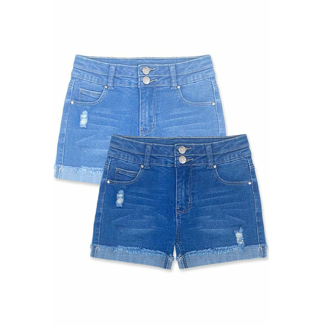 Premium Denim Shorts With Buttons RebelsMarket