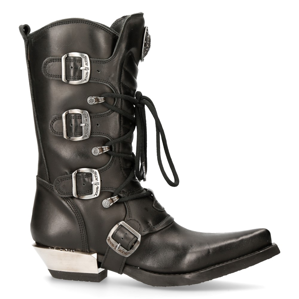 pointed biker boots