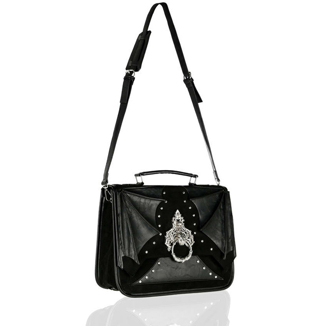 Bat Knocker Gothic Messenger Bag Restyle RebelsMarket