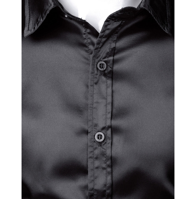 Men's Slim Fit Satin Dress Shirt RebelsMarket