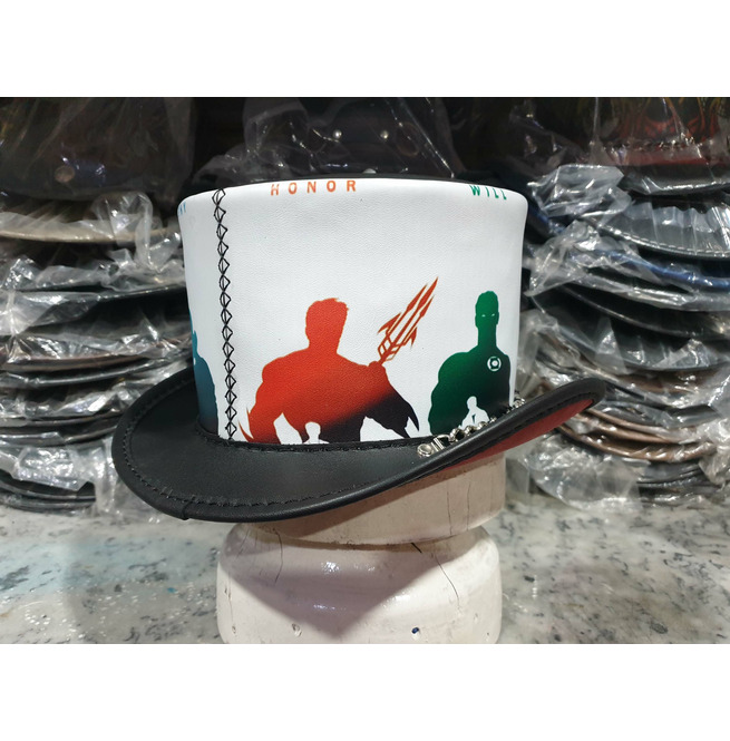 Justice League Leather Top Hat RebelsMarket