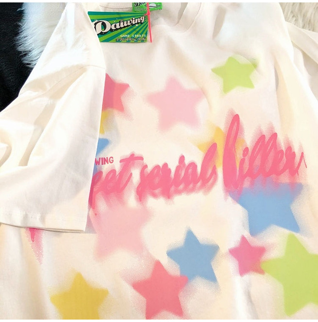 Kidcore Sweet Serial Killer Graphic Print TShirt RebelsMarket