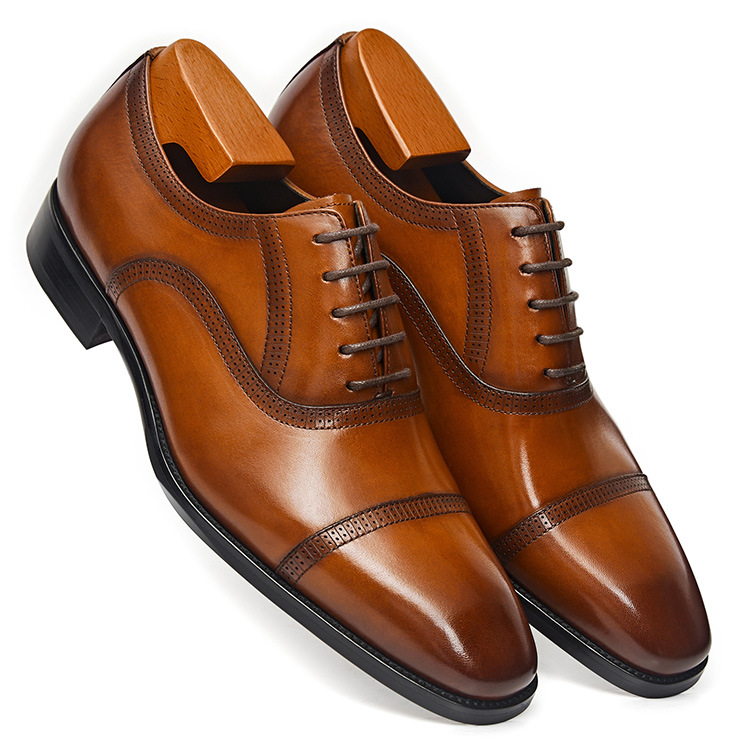Handmade Men's Leather Oxford Dress Shoes | RebelsMarket