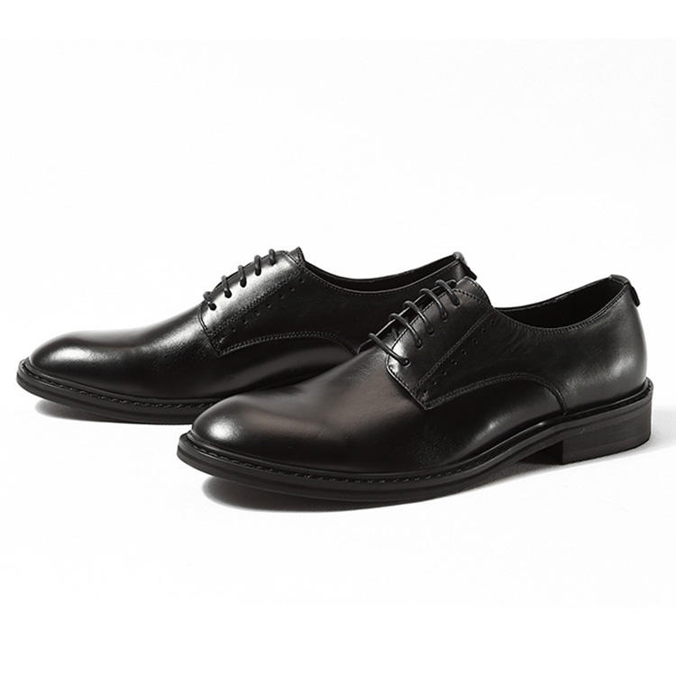 Wavlynn Mens Classic Leather Derby Dress Shoes For All Day Comfort With Polished Office Style