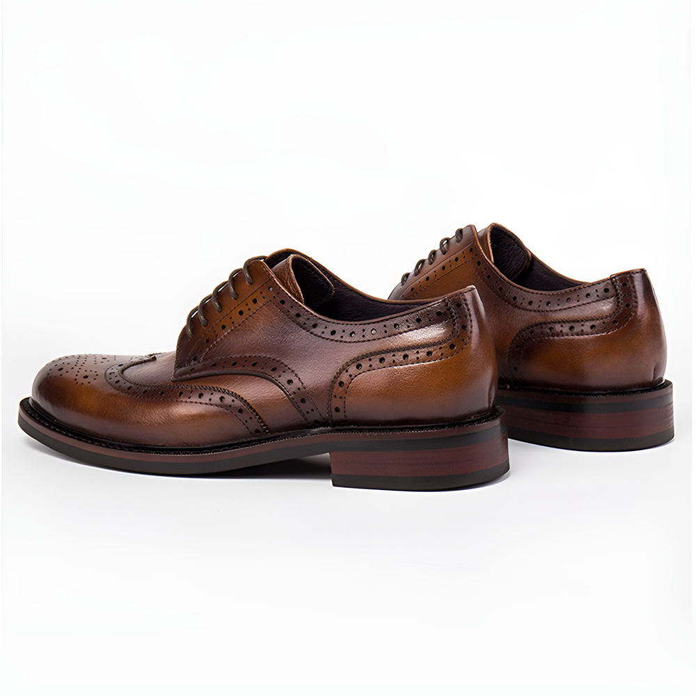 Men’s Black Wingtip Oxfords | Made in Italy