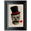 Vintage Skull Art Print, Red Rose Skull Print, Skull Top Hat, Steampunk Skull Art, Skull Poster, Top Hat Art Print Vintage Skull Art Print, Red Rose Skull Print, Skull Top Hat, Steampunk Skull Art, Skull Poster, Top Hat Art Print