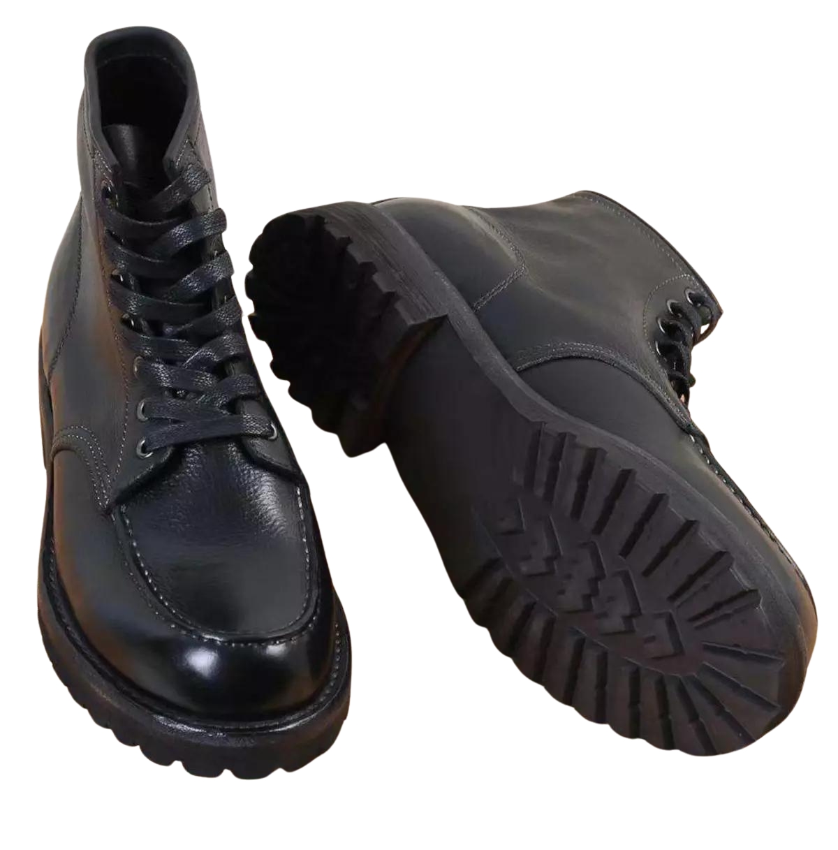 full grain leather walking boots