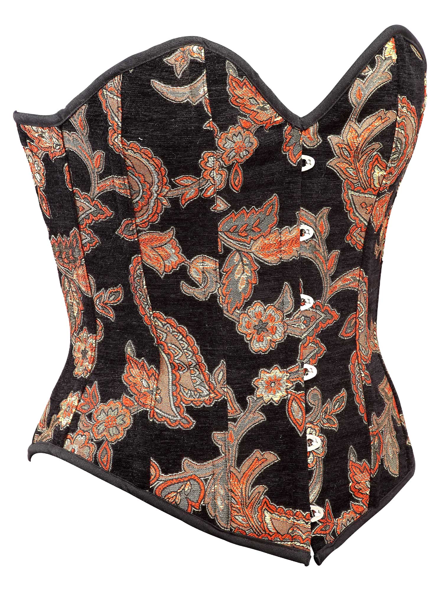 black_floral_tapestry_fabric_steel_boning_corset_waist_cincher_bustier_bustiers_and_corsets_4.jpg