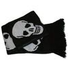 Skull scarf 5ft made in the u k by mrs barrett scarves