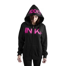 Ink_womens_black_pink_zip_hoodie_hoodies_and_sweatshirts_2