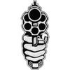 Gun embroidered patch 9 cm x 3 5 cm 3 1 2 x 1 1 2 patches