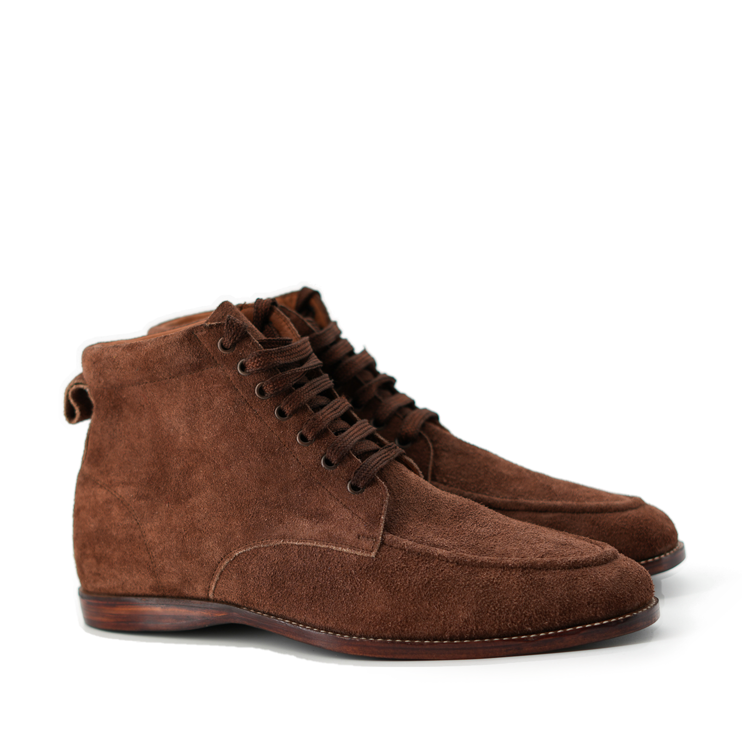 Men's Genuine Leather Pointed Toe Slip-On Handmade Ankle Boots