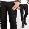Avant Grade Hardcore Vintage Black Slim Biker Jeans Avant Grade Hardcore Vintage Black Slim Biker Jeans