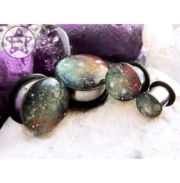 Space_deep_red_green_one_plug_only_8mm_10mm_11mm_ear_gauge_plugs_and_tunnels_2