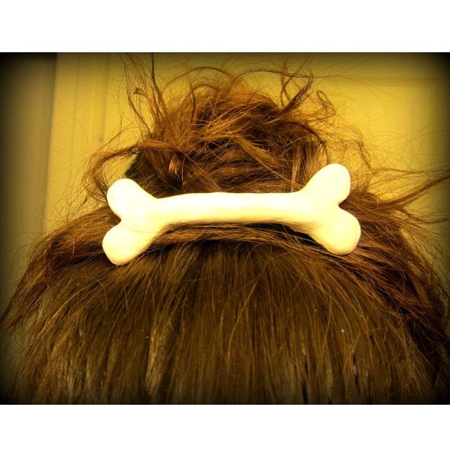 Hair Bone Clips Pebbles Cavewoman Costume RebelsMarket