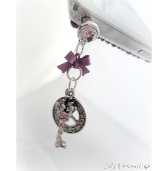 Gothic Lolita Key Clock Phone Plug Charm RebelsMarket