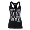 Youre just jealous that the voices talk to me tank top tanks tops and camis