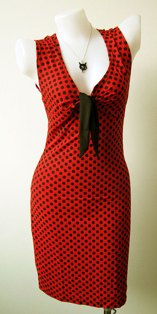 women_s_sexy_rock_punk_emo_retro_new_dress_red_dot_pokka_dot_black_size_m_l_xl_dresses_3.jpg