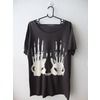 X ray hand cuff fashion low cut l t shirts
