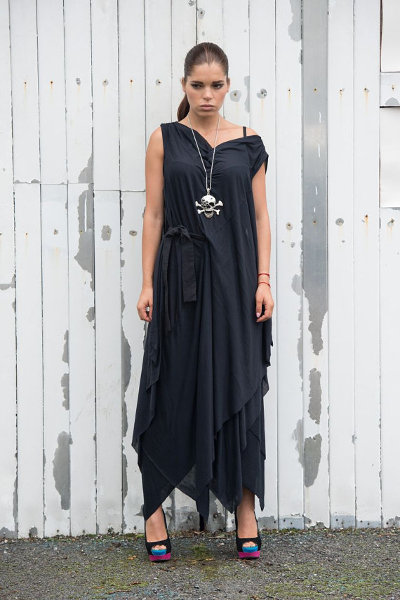 long_black_dress_draped_belted_dress_oversize_tunic_loose_belted_dress_dresses_5.jpg