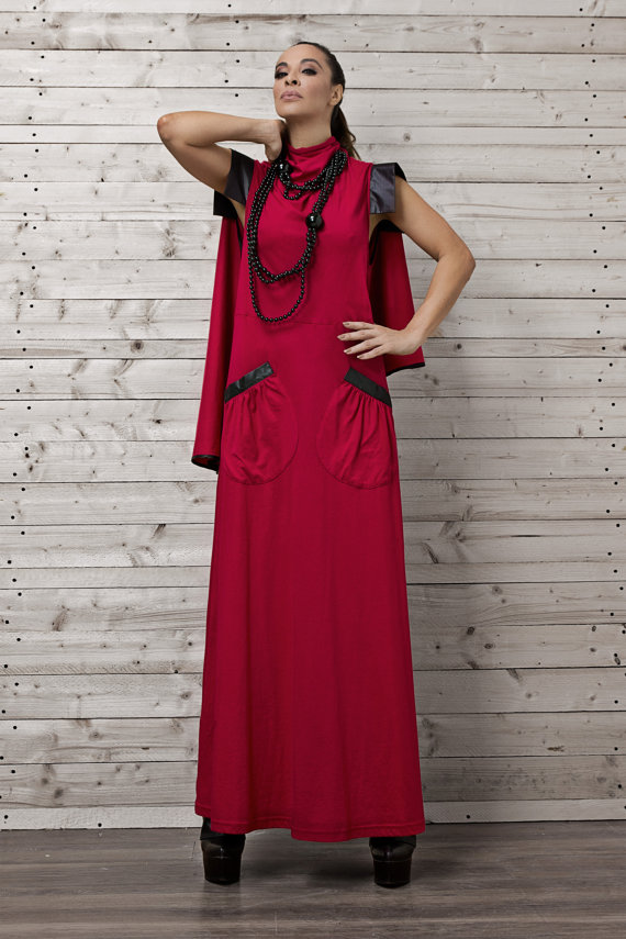 stylish_red_maxi_dress_draped_maxi_dress_red_long_dress_cotton_maxi_dress_dresses_5.jpg