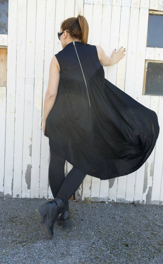 long_asymmetrical_tunic_draped_tunic_zipper_dress_black_dress_dresses_5.jpg