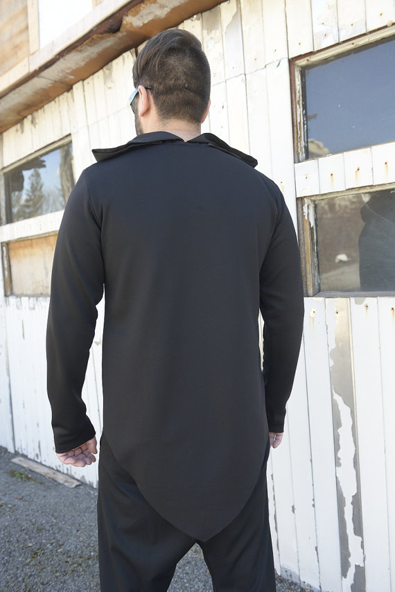 men_black_top_extravagant_blouse_asymmetrical_tunic_collar_black_tunic_tank_tops_5.jpg