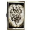 Cthulu kraken skull cigarette money card case wallets and money clips