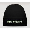 No fucks glow in the dark knit cap hats and caps