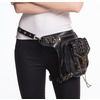Steampunk Chain Faux Leather Waist Bag Steampunk Hip Bag Black Holster Steampunk Chain Faux Leather Waist Bag Steampunk Hip Bag Black Holster