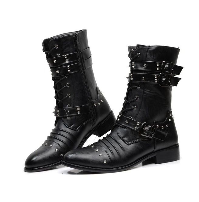punk martin boots