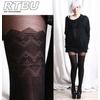 False Hold Up Thigh Hi Stocking Zig Zag Pantyhose Tights False Hold Up Thigh Hi Stocking Zig Zag Pantyhose Tights