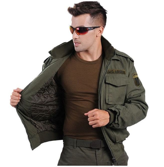 military bomber jacket