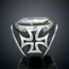 Maltease Cross Sterlng Silver Ring Maltease Cross Sterlng Silver Ring