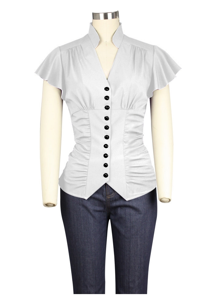button_up_ladies_blouse_sash_bow_pin_up_top_reg_and_plus_sizes_9_to_ship_standard_tops_6.jpg